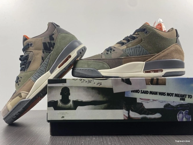 HYPE Retro Patchwork Air 3 Camo DO1830-200 Jordan 0627